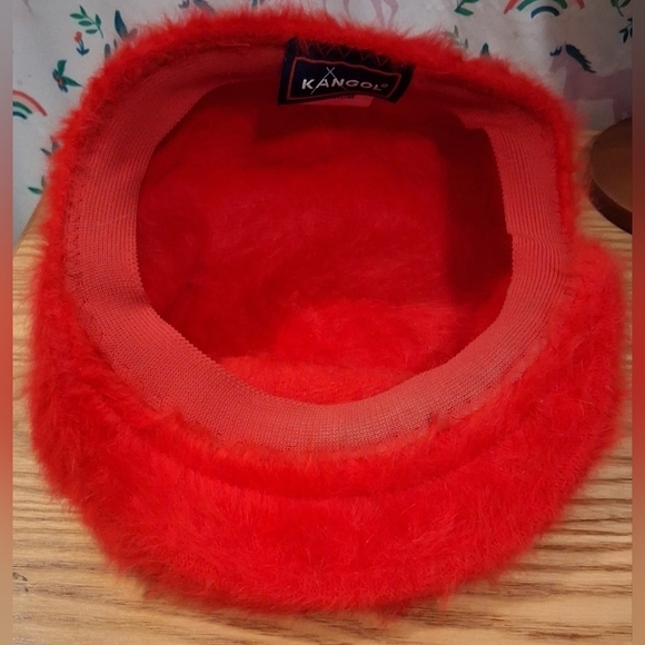 EUC Vintage Y2K Kangol Furgora Red Angora Fur Unisex Causal  display picture 3
